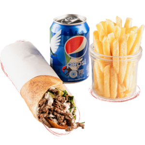 961 Shawarma Combo For 1